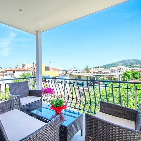 Zakynthos Town Modern Roof Apartment-3